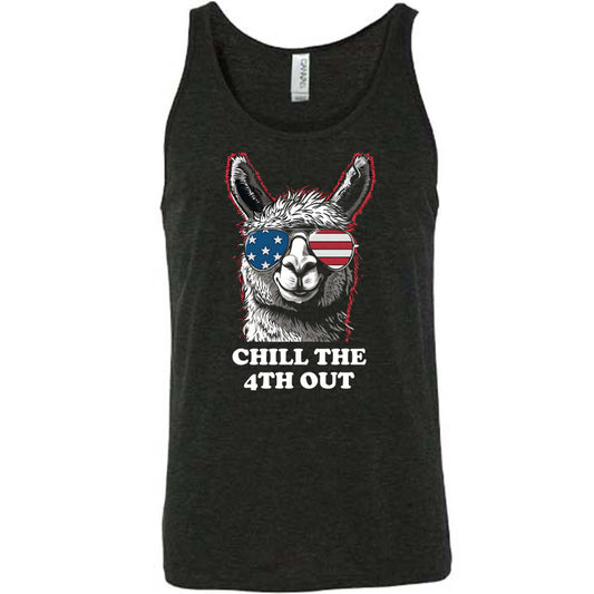 black Chill The 4th Out Llama Unisex Shirt