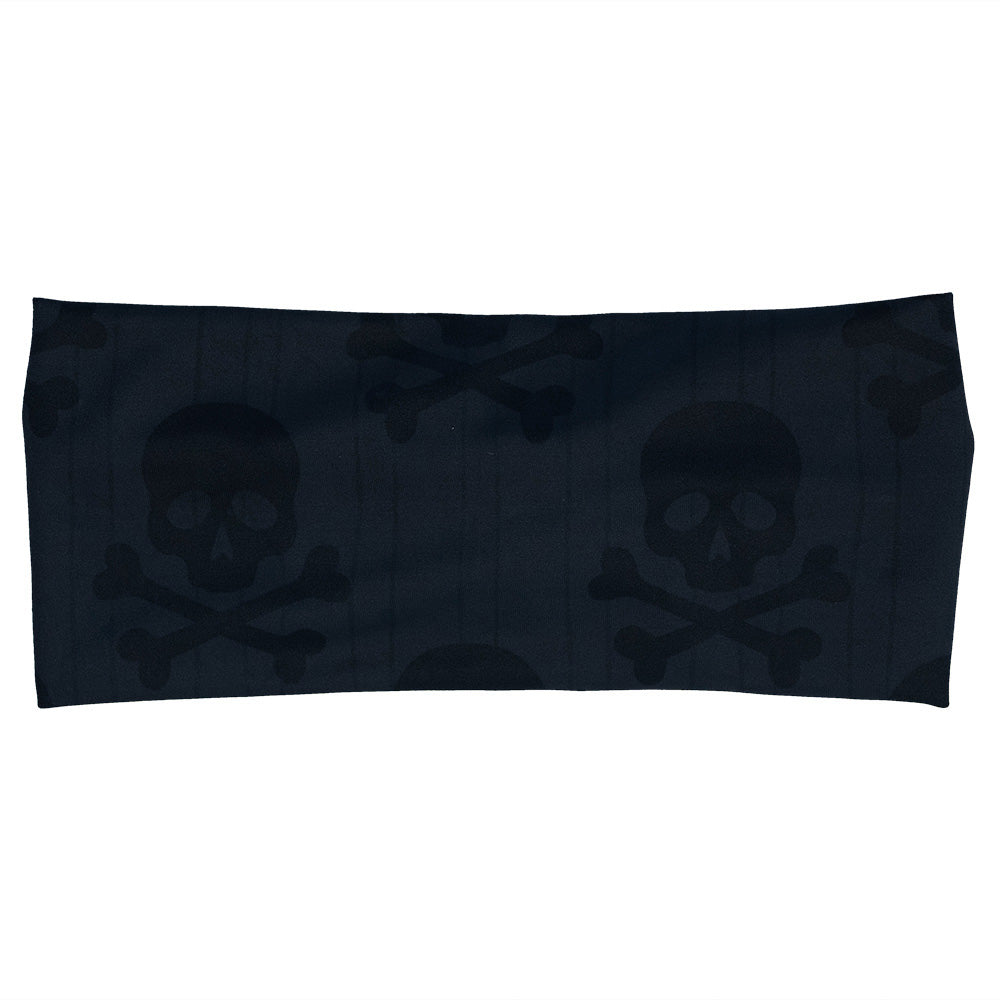 skull and bones patterned headband