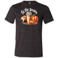 black shirt with a football, coffee and pumpkin graphic on it with the quote "tis the season" on it