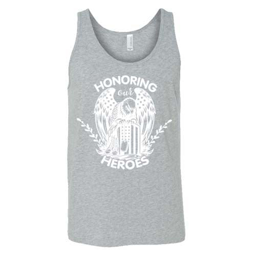 "Honoring Our Heroes" grey unisex shirt