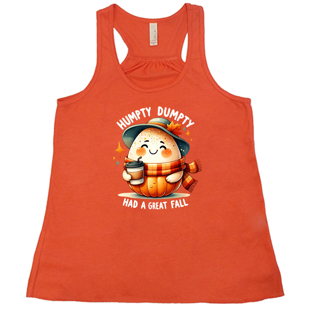 coral Humpty Dumpty Had A Great Fall Shirt