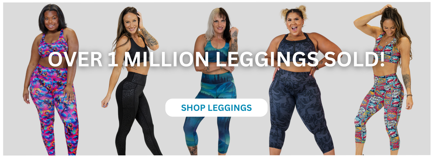 Over 1 million leggings sold. Click to shop leggings