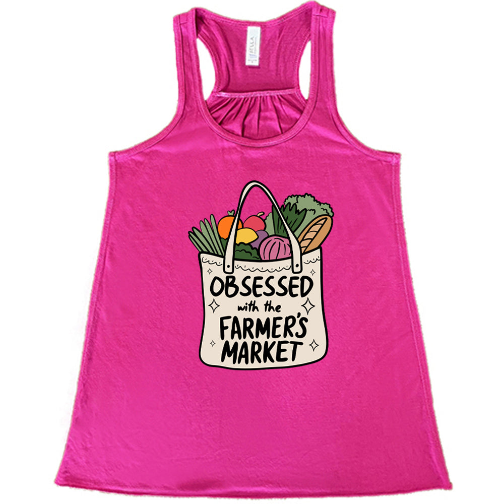 berry shirt with the text "Obsessed With The Farmer's Market" on it