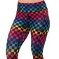 rainbow checkers leggings