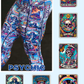 close up of different tarot cards on the psychic leggings