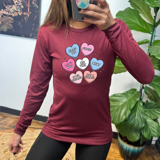 Long Sleeve Tee | Sarcastic Heart Candies