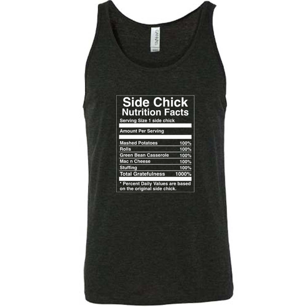 black Side Chick Nutrition Facts Shirt