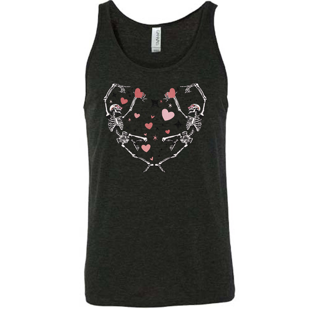 Skeletons Heart Shirt Unisex