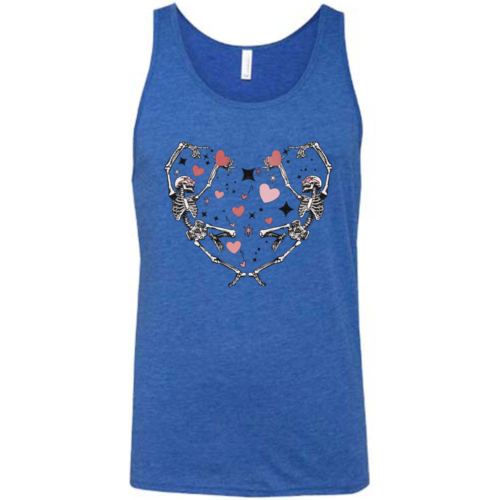 Skeletons Heart Shirt Unisex