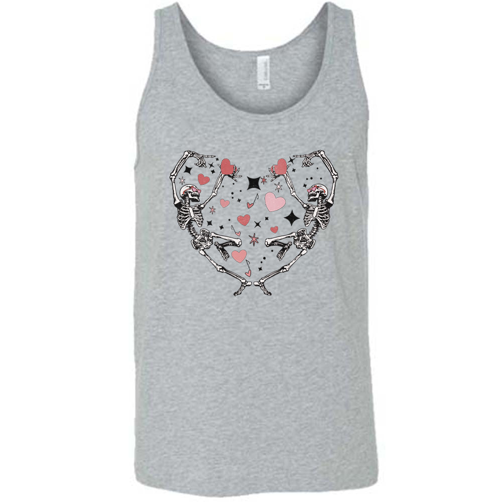 Skeletons Heart Shirt Unisex