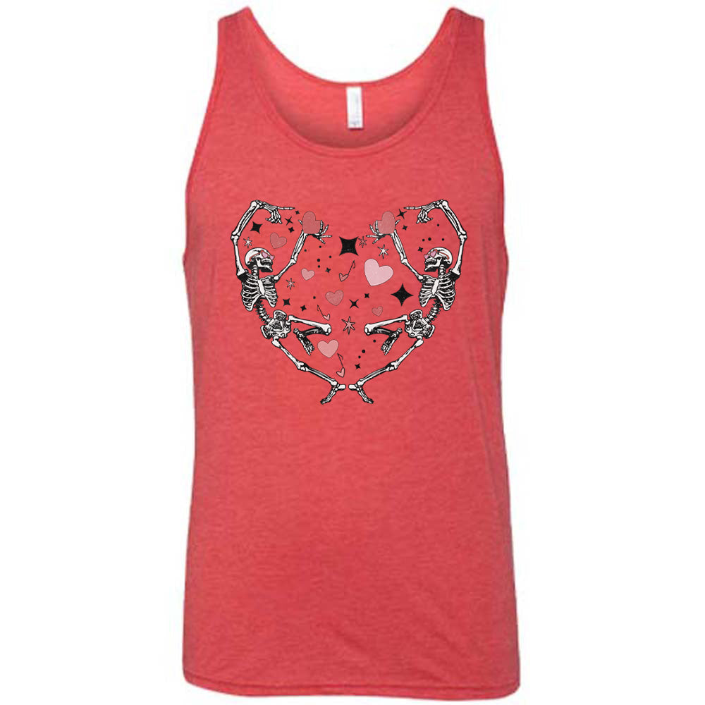 Skeletons Heart Shirt Unisex