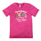 berry shirt with Snowflakes & Tree Cakes graphics on it