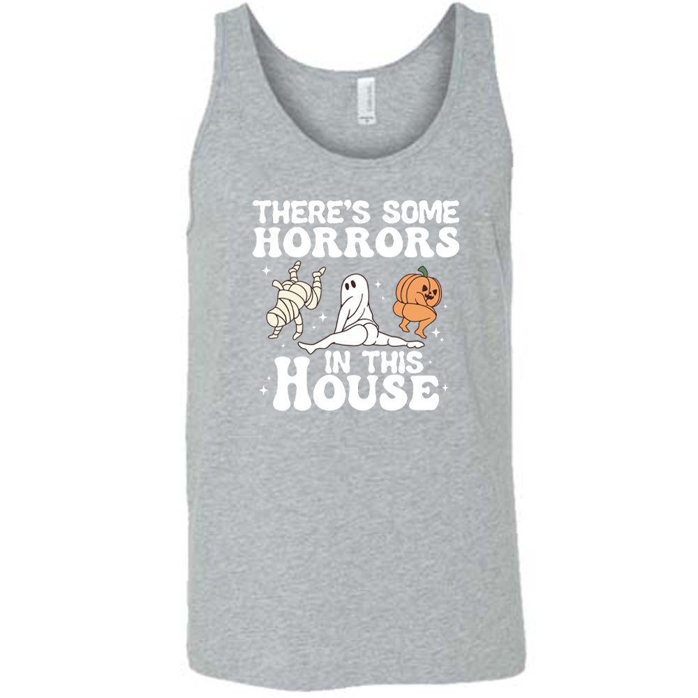 grey "There's Some Horrors In This House" shirt