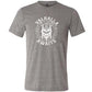 grey shirt with the text "Valhalla Awaits" on it