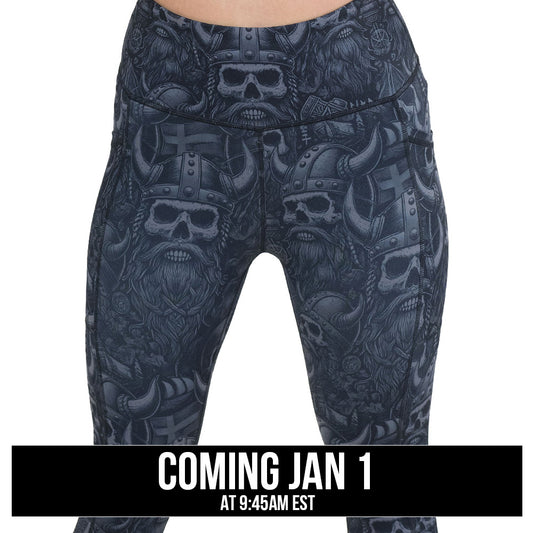 viking print leggings coming soon