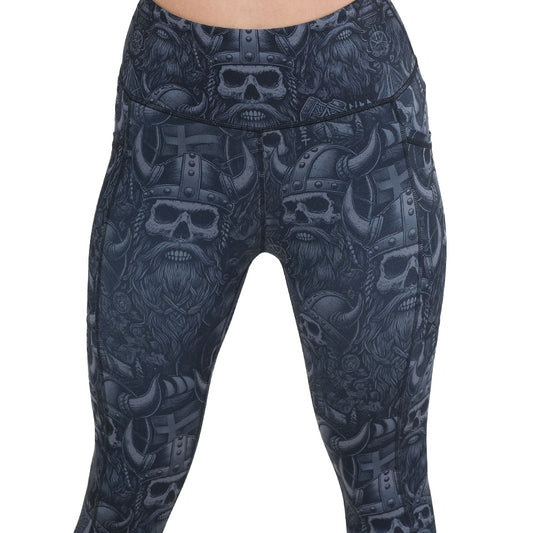 viking print leggings