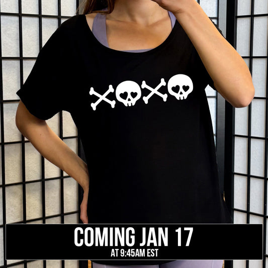 XOXO Skulls | Slouchy Tee