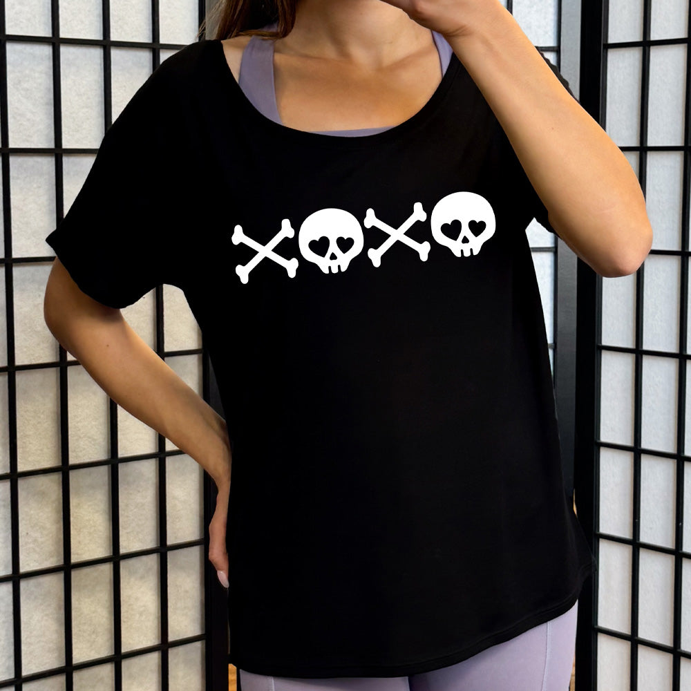 XOXO Skulls | Slouchy Tee