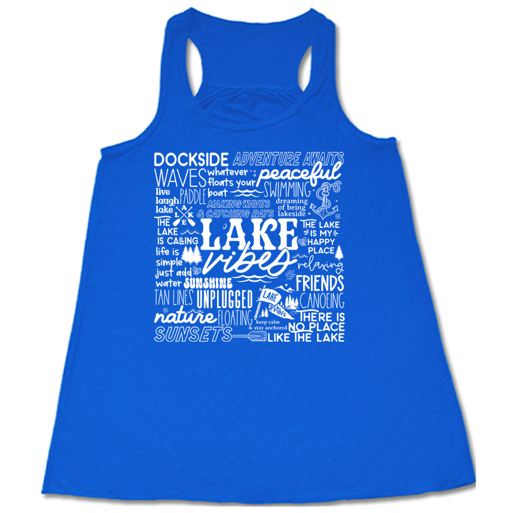 blue Lakeside Tank Top