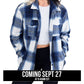 blue plaid shacket coming soon