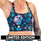 limited edition alice in wonderland inspired sports bra