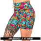 floral swirl patterned shorts available inseams