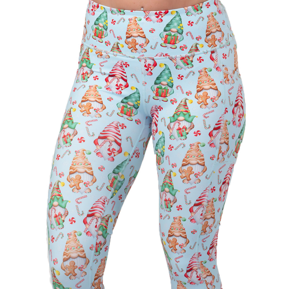 gnome patterned leggings