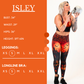 Model’s measurements of 34” bust, 29” waist, 36” hips and height of 5 ft 6 inches. She is wearing a size small in our leggings