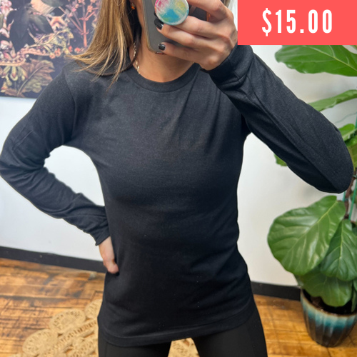 $15 black long sleeve shirt