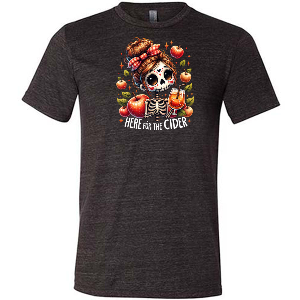 black "Here For The Cider" shirt