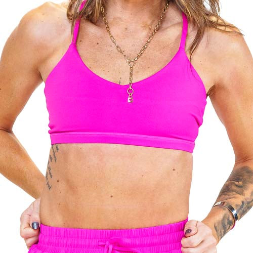 Hot Pink Gym Bra by Year of Ours – cotidien