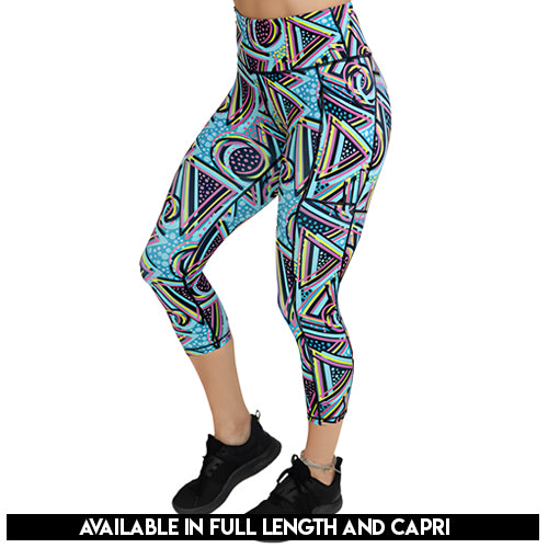 Constantly Varied Gear, Pants & Jumpsuits, Constantly Varied Gear Tropic  Like Its Hot Capri Leggings Pockets Size Medium