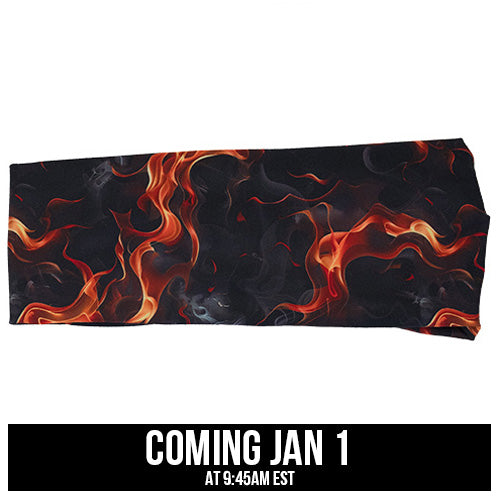 flame print headband coming soon