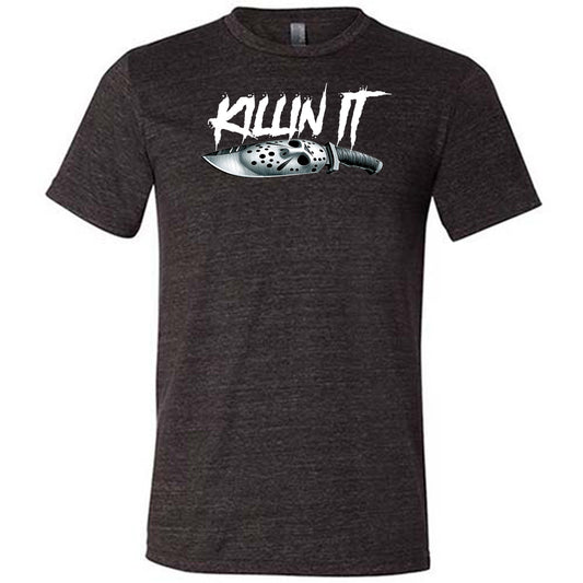 black "Slasher Killin It" shirt