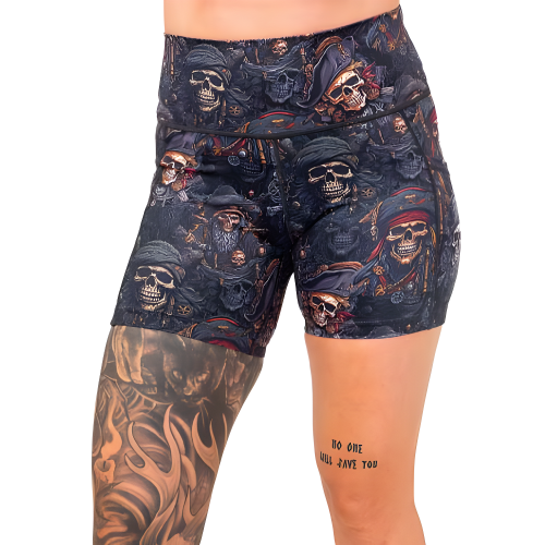 5 inch pirate themed shorts