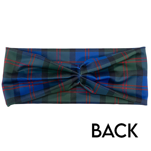 back of the plaid headband