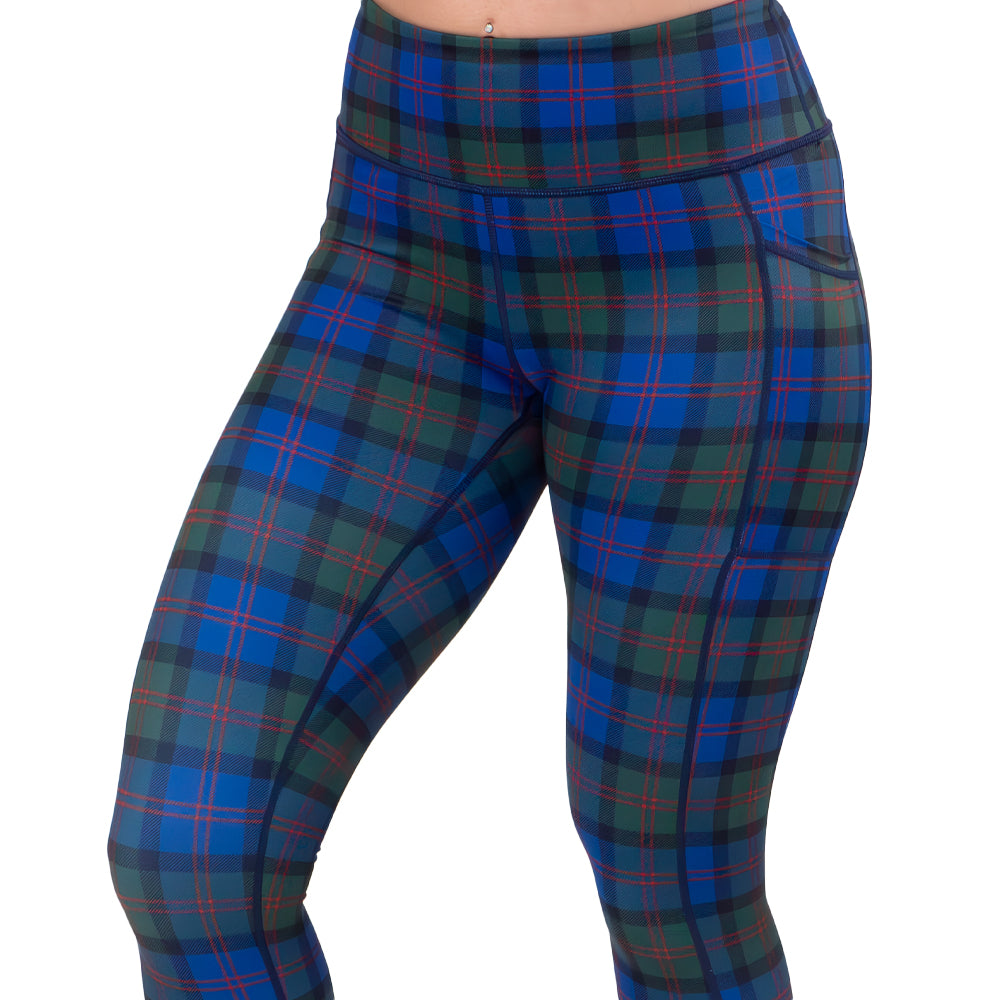 plaid leggings