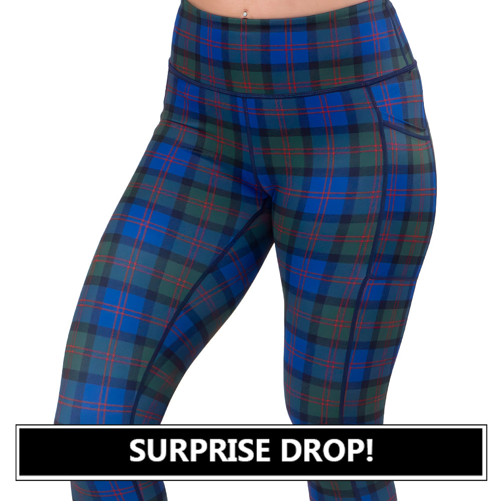 plaid leggings