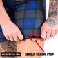 non slip strip on the plaid shorts