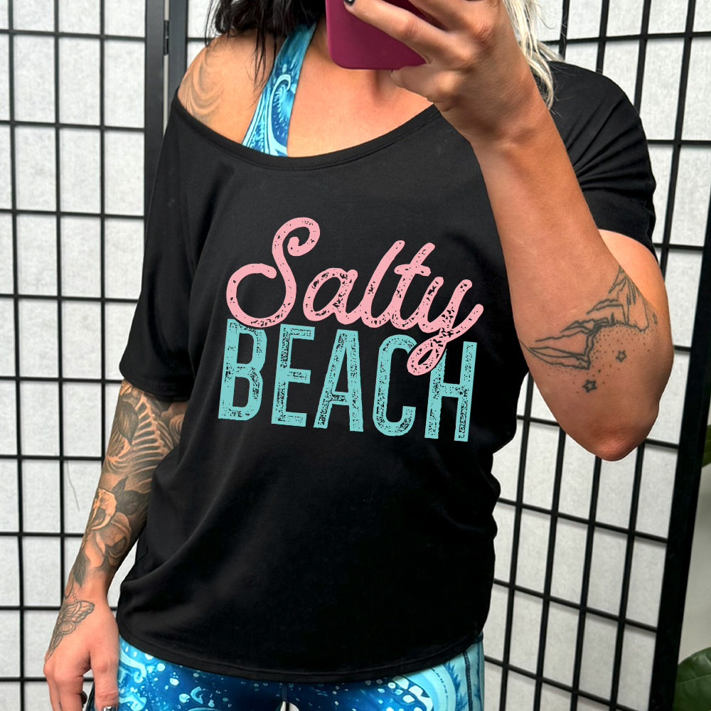 Salty Beach Slouchy Tee