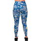 back of the starry night patterned leggings