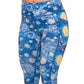 starry night patterned leggings