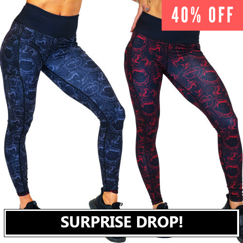 40% off the reversible vampire inspired leggings surprise drop