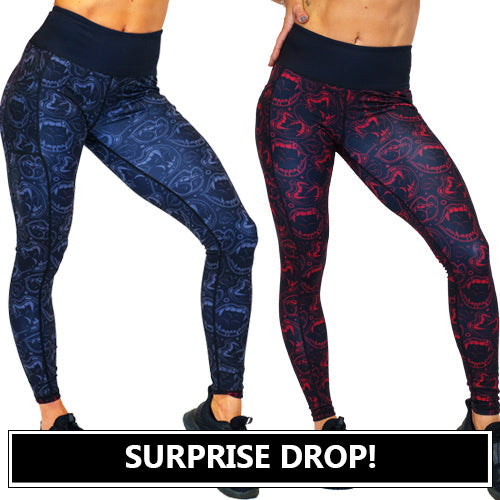 reversible vampire inspired leggings surprise drop