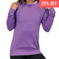 Purple Basic Crew Neck