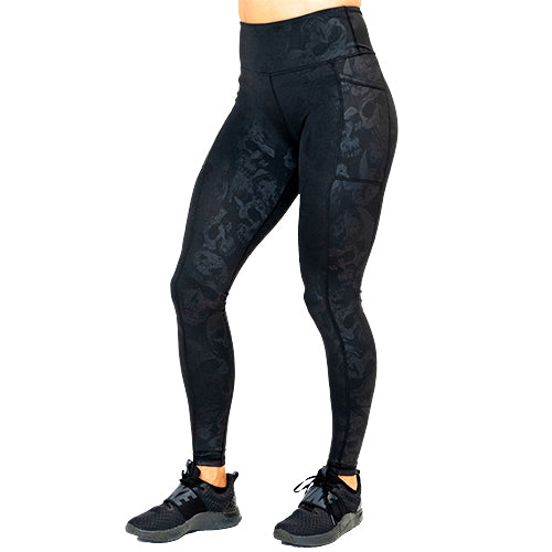 Black Print Full Length Casual Girls Regular Fit Leggings - Selling Fast at  Pantaloons.com