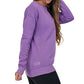 Purple Basic Crew Neck