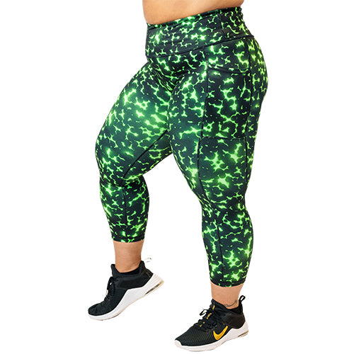 Venom leggings : Women Trousers and Leggings Green | GCDS