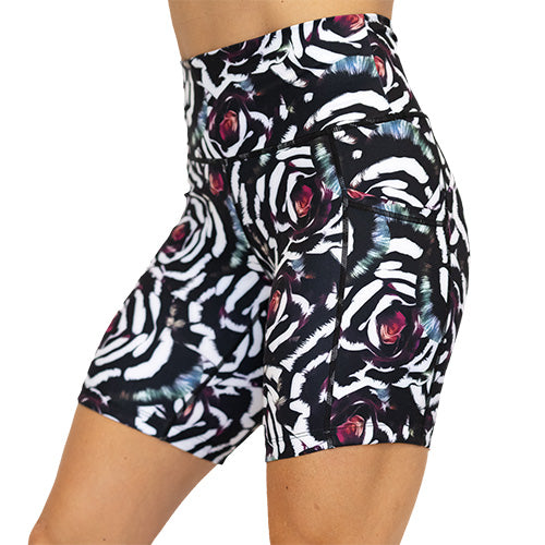 Nike floral outlet bike shorts