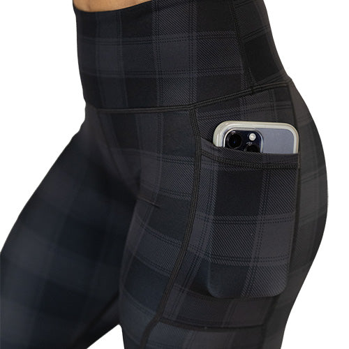 Black Plaid Leggings Buy Workout Leggings Constantly Varied Gear